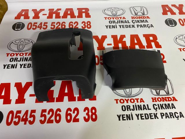 KARTİN TİCARET TOYOTA AURIS ÇIKMA ORJİNAL DİREKSİYON ALT-ÜST PLASTİK KAPAK 2008-2012 ARASI MODELLERE UYUMLUDUR